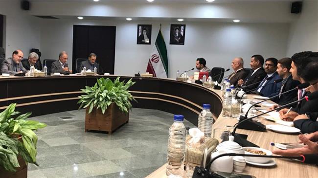 Ali Akbar Velayati (4th L), the senior adviser to Leader of the Islamic Revolution Ayatollah Seyyed Ali Khamenei on international affairs, meets with a delegation of Iraqi intellectuals in Tehran on June 26, 2018. (Photo by IRNA)