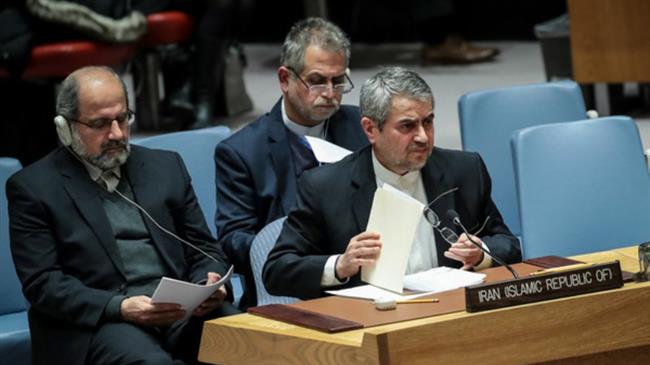 Iranian Ambassador to the United Nations Gholamali Khoshroo attends a UN Security Council meeting on January 5, 2018 in New York City. (AFP photo)