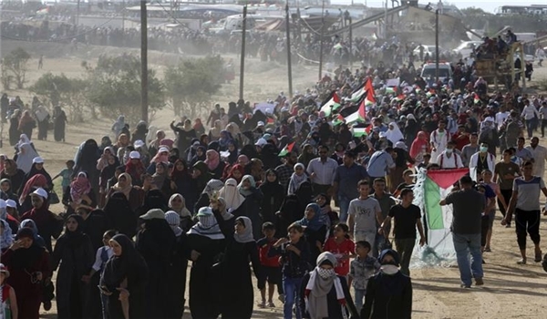 Gazan Women in "Return" Protest