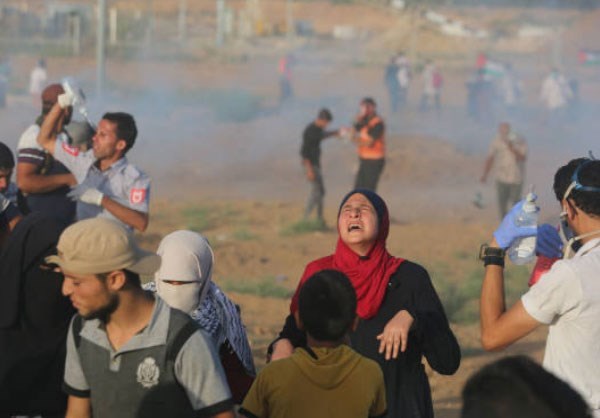 +130 Women Wounded by Israeli Soldiers in Gaza Rally