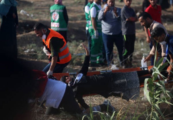 +130 Women Wounded by Israeli Soldiers in Gaza Rally