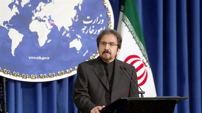 Iranian Foreign Ministry spokesman Bahram Qassemi addresses reporters during his weekly news briefing in Tehran in this undated photo.