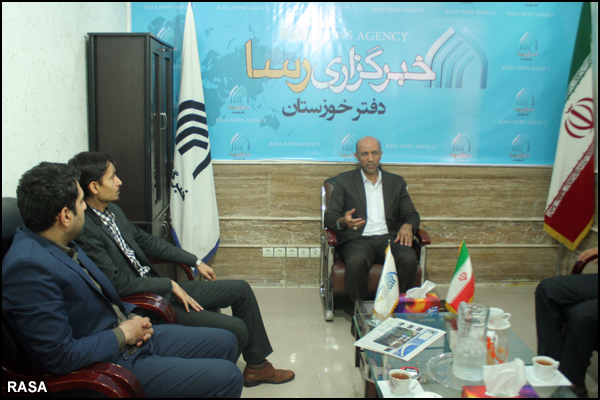 حضور مدیر کل فنی و حرفه ای خوزستان در دفتر خبرگزاری رسا در اهواز