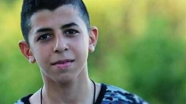 Palestinian teenager Qassem Abu Bakr (Photo via Twitter)