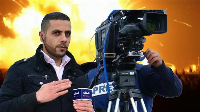 A picture grabbed from the wall image of a Facebook page belonging to Palestinian journalist Ali Dar Ali.