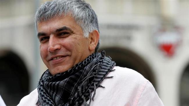 The file photo shows Bahraini human rights activist Nabeel Rajab arriving for his appeal hearing at court in Manama, February 11, 2015. (Photo by Reuters)