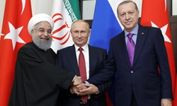 نشسته سه جانبه ایران روسیه ترکیه روحانی پوتین اردوغان