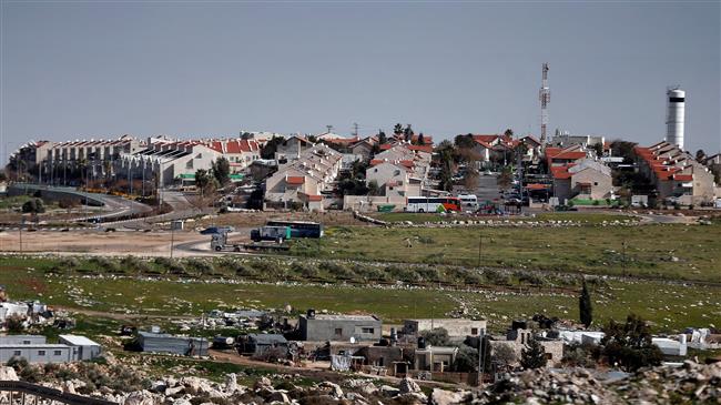 This file picture shows a general view of the Israeli settlement of Adam, near the Palestinian city of Ramallah in the occupied West Bank. (Photo by AFP)