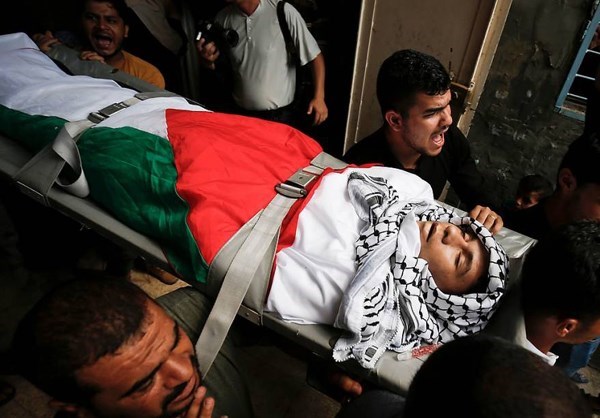 Funeral for Palestinian Teen Martyred by Israeli Forces in Gaza