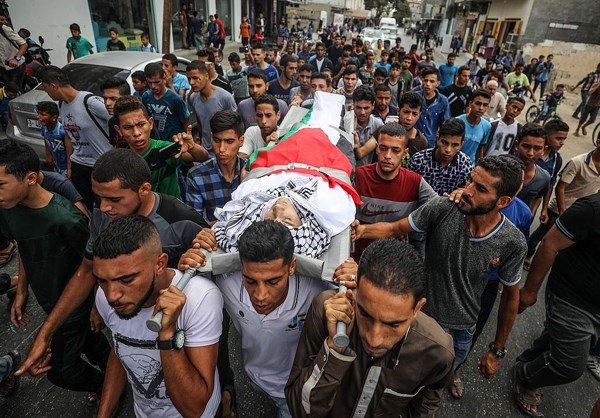 Gaza: Funeral for Palestinian Teen Martyred by Israeli Forces
