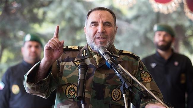 Commander of the Iranian Army’s ground forces Brigadier General Kioumars Heydari (Photo by Tasnim)