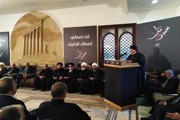 حضور سراسقف بیروت در مراسم عزاداری محرم