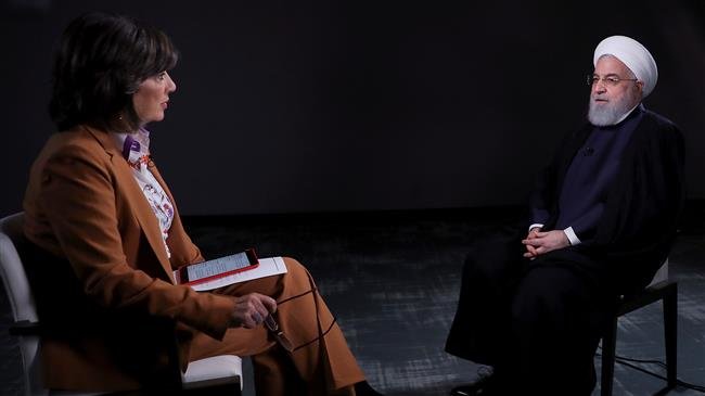 Iranian President Hassan Rouhani speaks to CNN