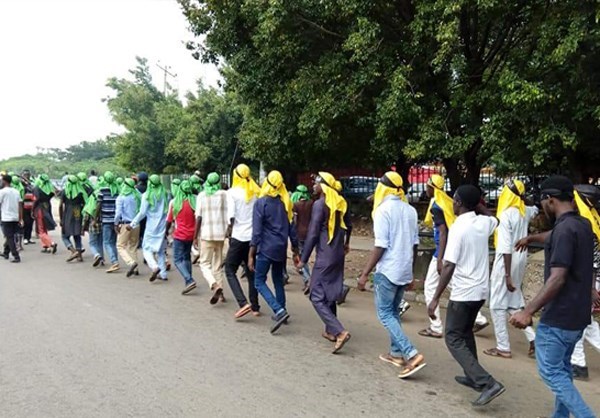 Nigerian Muslims Protests in Abuja Demanding Release of Leader