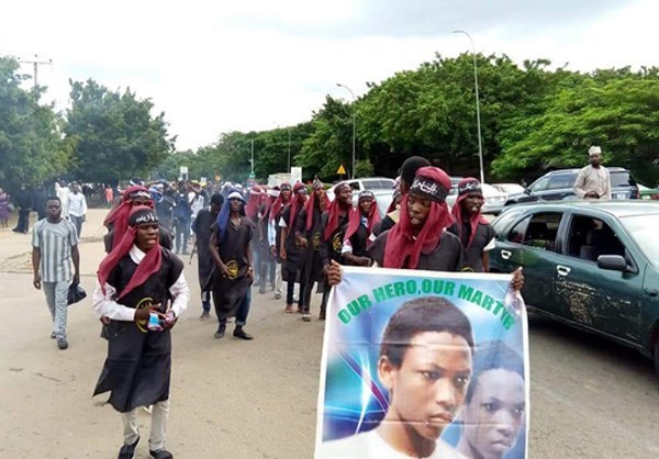 Nigerian Muslims Protests in Abuja Demanding Release of Leader