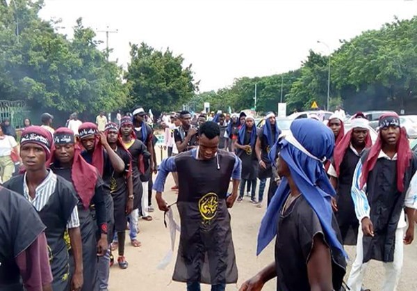 Nigerian Muslims Protests in Abuja Demanding Release of Leader