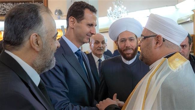 The handout picture released by Syria