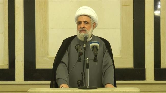 Sheikh Naim Qassem, the deputy secretary general of Lebanon’s resistance movement Hezbollah (Photo by the National News Agency)