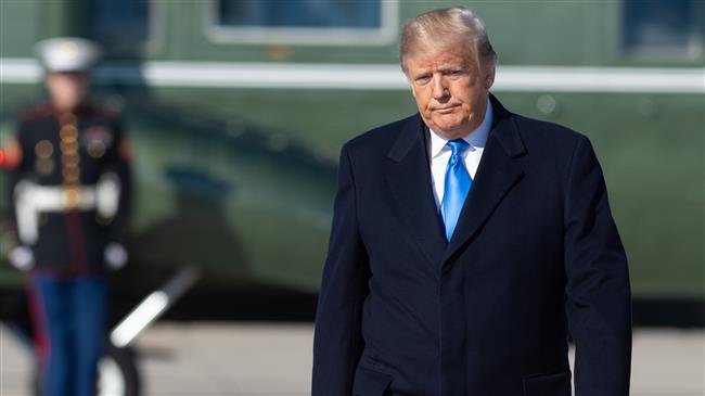 US President Donald Trump walks to Air Force One prior to departure from Joint Base Andrews in Maryland, October 30, 2018, as they travel to Pittsburgh, Pennsylvania, following the shooting at the Tree of Life Synagogue. (Photo by AFP)