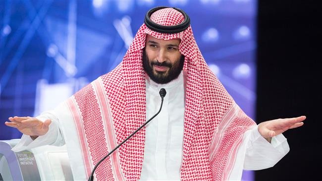A handout picture provided by the Saudi Royal Palace on October 24, 2018, shows Saudi Crown Prince Mohammed bin Salman speaking during a joint session of the Future Investment Initiative conference in the capital Riyadh. (Photo by AFP)