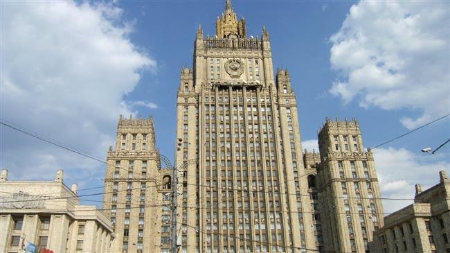 The file photo shows the building of the Ministry of Foreign Affairs of the Russian Federation in Moscow.