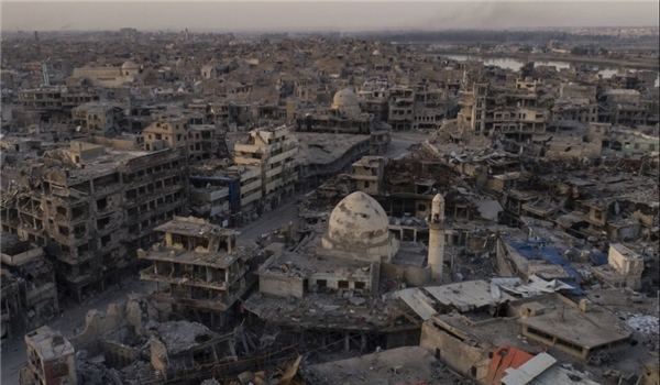 US bombardment on Syria