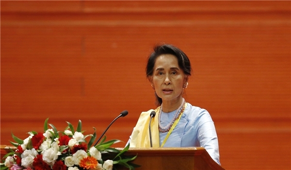 Myanmar leader Aung San Suu Kyi