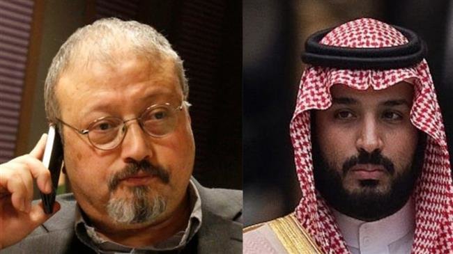 Saudi dissident journalist Jamal Khashoggi (left) and Crown Prince Mohammed bin Salman