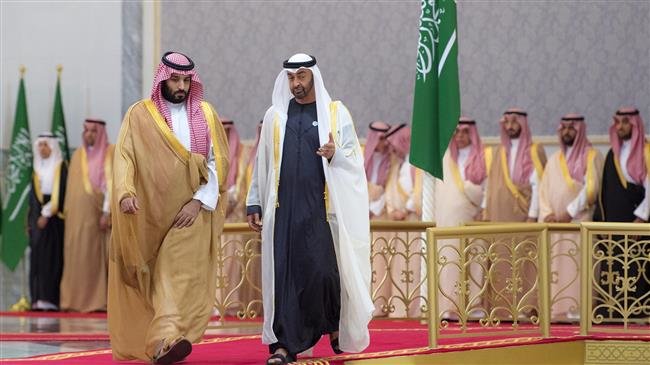 This handout picture provided by the Saudi Royal Palace on November 22, 2018 shows Abu Dhabi
