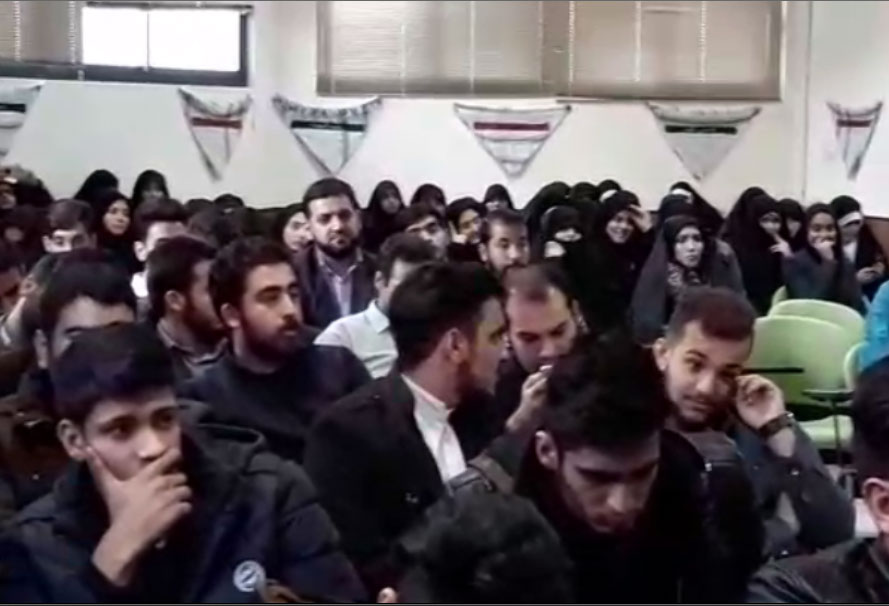 سخنرانی فرمانده سپاه امام رضا در جمع دانشجویان مؤسسه آموزش عالی اقبال لاهوری مشهد