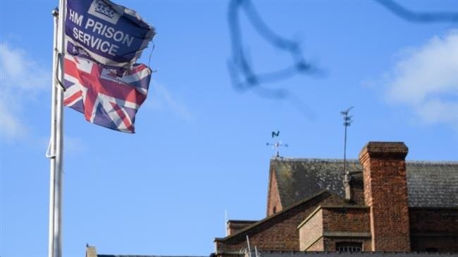 File photo shows a view to a prison facility near the British capital London.
