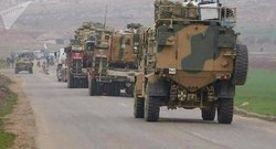 اعزام کاروان نظامی ترکیه به مرزهای سوریه و نزدیکی منطقه کردها