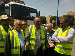 ۴۰ کامیون اقلام مورد نیاز برای سیل زدگان خوزستانی ارسال شد