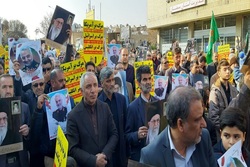مردم استان سمنان در پی شهادت سردار سلیمانی راهپیمایی کردند