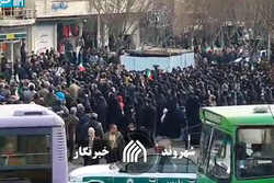 راهپیمایی و عزاداری مردم تهران در پی شهادت سپهبد سلیمانی