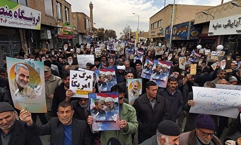 خروش انقلابی در سمنان| وحدت و ولایتمداری کلیدواژه راهپیمایی مردم دیار قومس