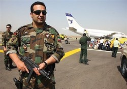 آمادگی کامل سپاه حفاظت فرودگاه قشم برای مقابله با هرگونه بحران