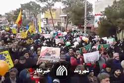 راهپیمایی با شکوه مردم دامغان در یوم‌الله ۲۲ بهمن