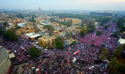 واکنش علی علیزاده به تظاهرات میلیونی در عراق