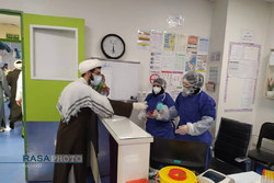 گزارشی از فعالیت طلاب قرارگاه جهاد همراهی در بیمارستان فرقانی قم
