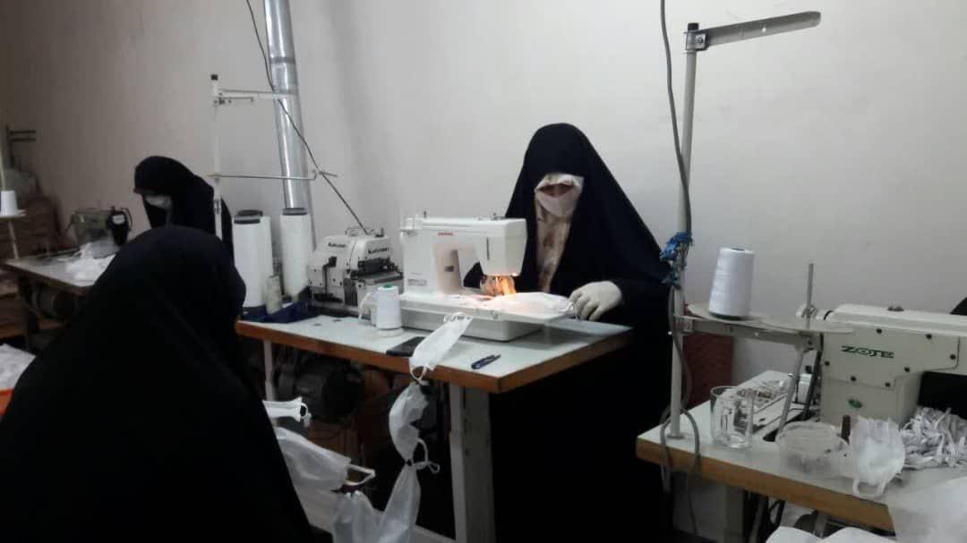 اقدامات بسیج جامعه زنان استان البرز در مبارزه با ویروس کرونا