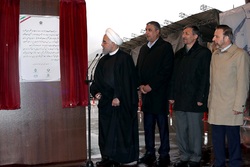 بهره برداری رسمی از منطقه یک آزادراه تهران-شمال با حضور روحانی
