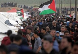 زخمی شدن ۱۶ فلسطینی در پنجاه و نهمین جمعه بازگشت