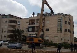 رژیم صهیونیستی درصدد تخریب دو ساختمان مسکونی در الخلیل