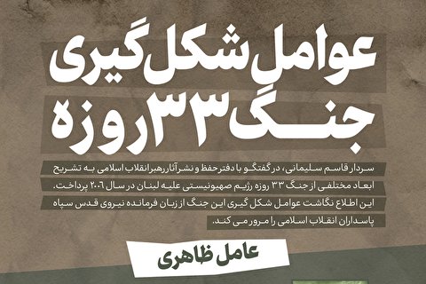 اطلاع‌نگاشت | عوامل شکل‌گیری جنگ ۳۳ روزه