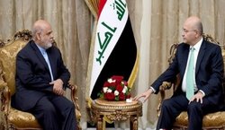 دیدار سفیر ایران در بغداد با رییس جمهور عراق