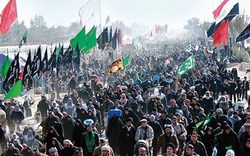 برپایی مراسم اربعین حسینی با حضور بیش از یکصد هزار عزادار
