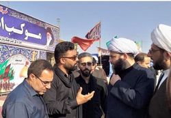 رئیس سازمان تبلیغات اسلامی در جمع هنرمندان تئاتر خیابانی حاضر شد