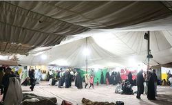 برپایی ۵۰ چادر برای اسکان زائران در نجف توسط سازمان بهشت زهرا