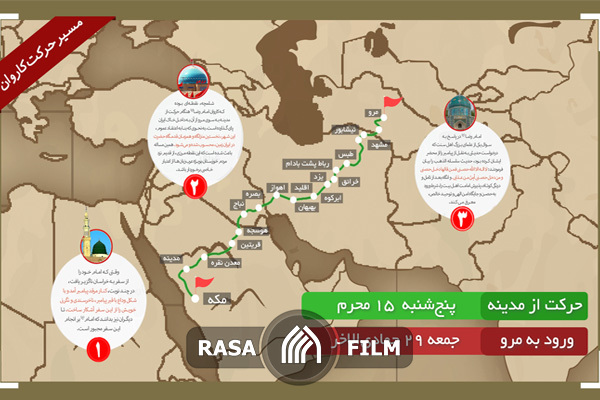 موشن گرافیک | امام رضا از ولادت تا شهادت